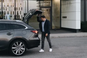 Auto mit Motorschaden
